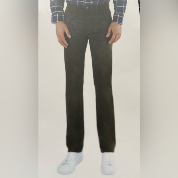 Jachs New York Men's 5 Pocket Pant Two-Way Stretch Straight Fit GREEN - Picture 1 of 10